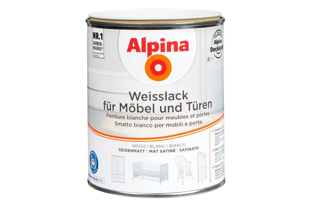 Alpina Weisslack | 0.75 l | Seidenmatt