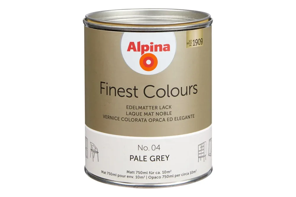 Alpina Lack Finest Colours Pale Grey | 0.75 l | Matt