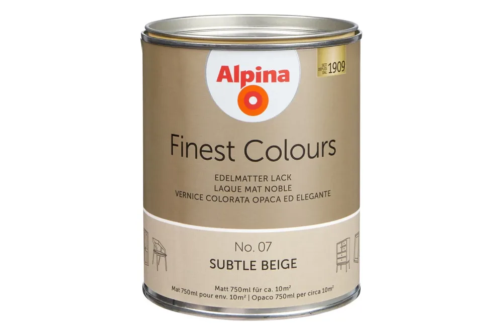 Alpina Lack Finest Colours Subtle Beige | 0.75 l | Matt