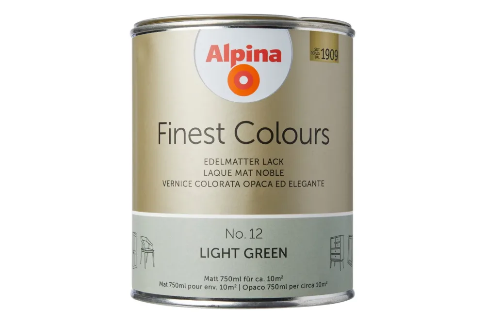 Alpina Lack Finest Colours Light Green | 0.75 l | Matt