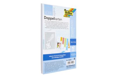 Folia Doppelkarten 5 Stk.