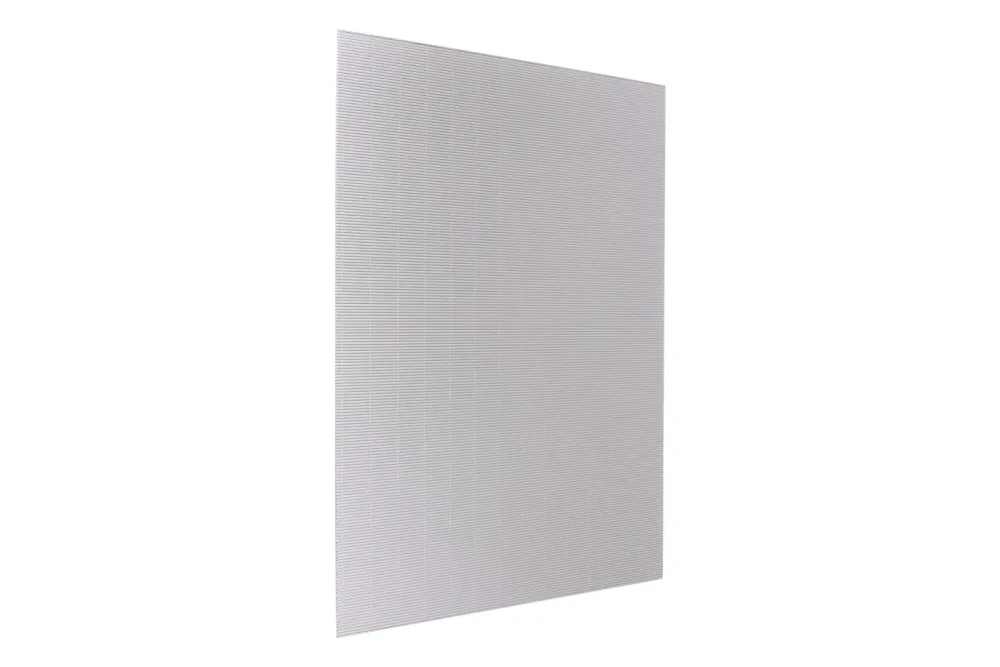 Folia Bastelwellpappe Silber-Grau | 50 × 70 cm