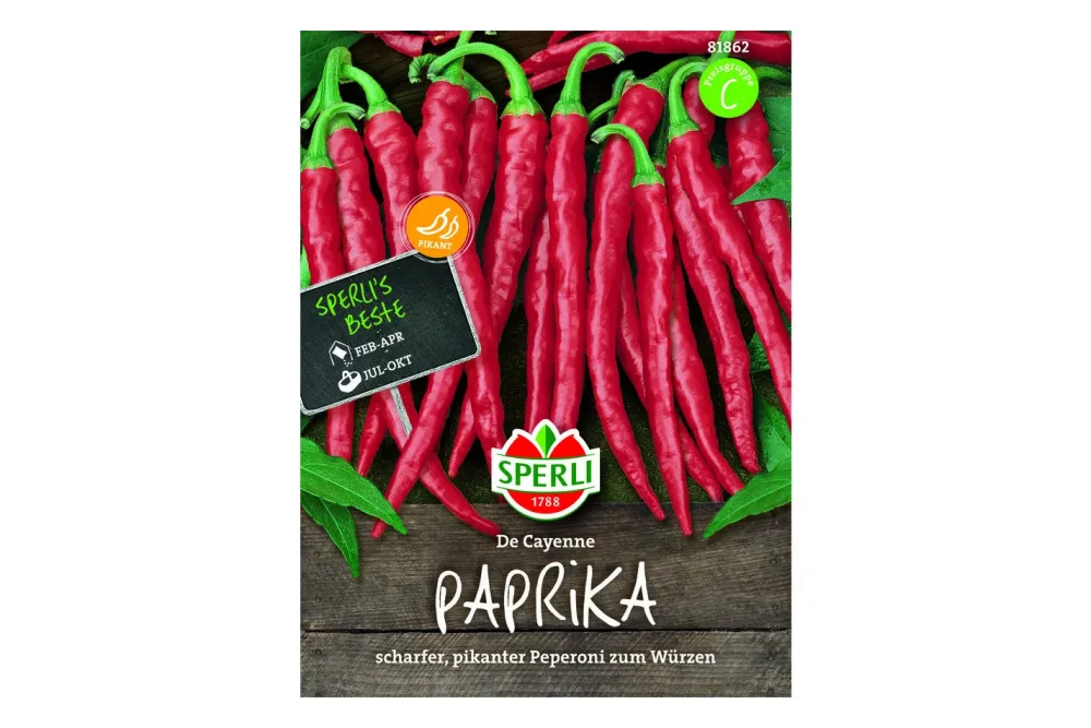 Sperli Paprika 'De Cayenne'