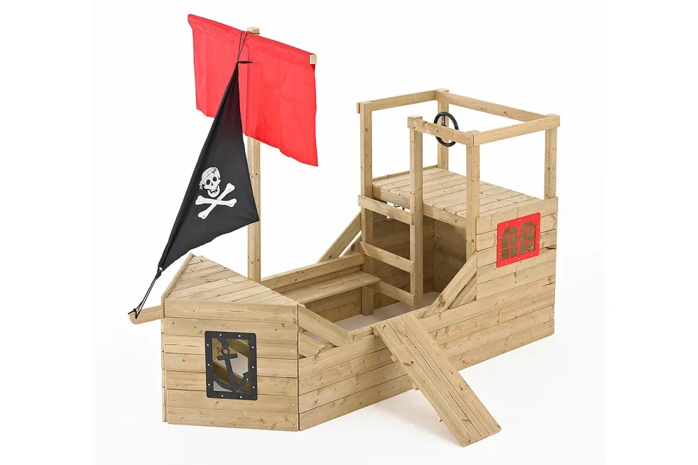 TP Toys Holzspielschiff Pirate Galleon | 2 × 1.7 × 2.7 m