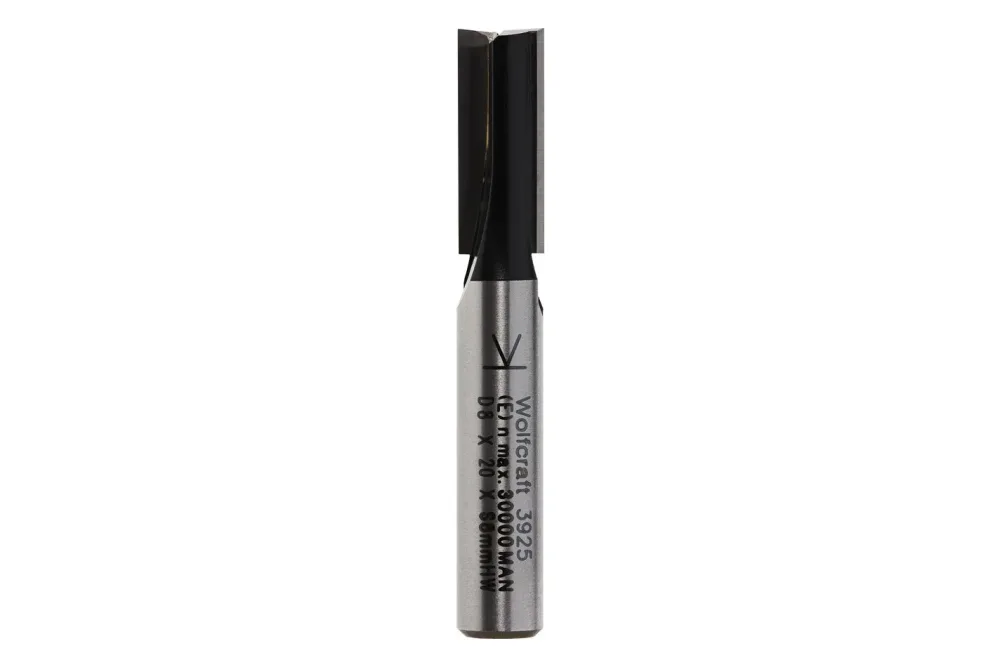Wolfcraft 3925000 Nutfräser Hartmetall Produktabmessung, Ø 8 mm Schaftdurchmesser 8 mm