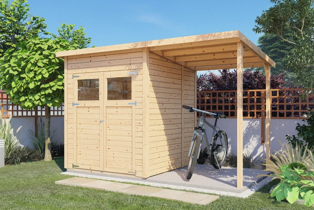 Gerätehaus Mollie Plus Größe:335 x 199 cm