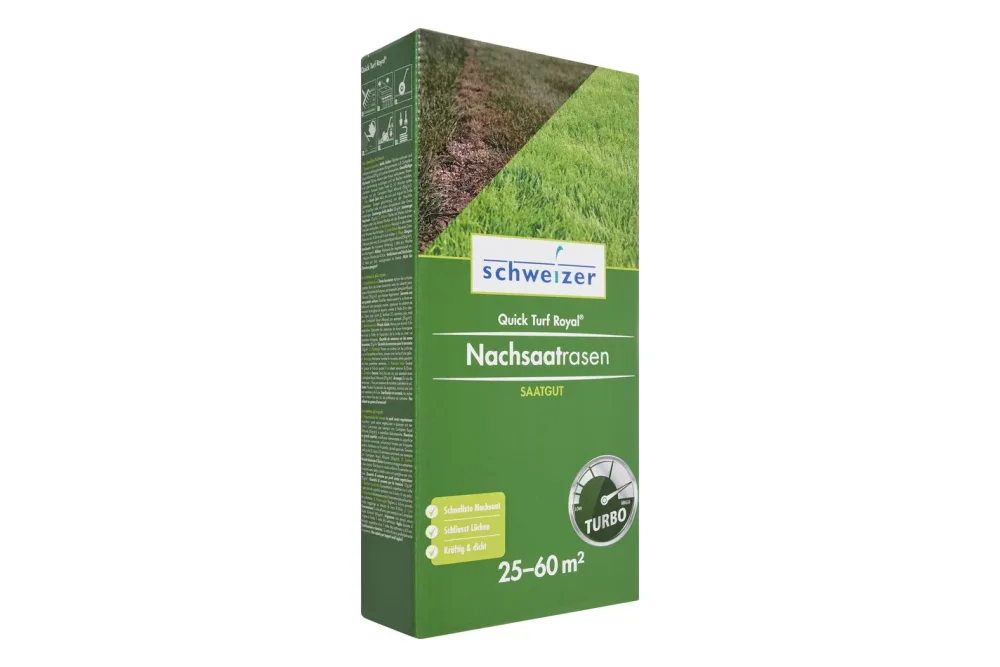 Schweizer Nachsaatrasen Quick-Turf Royal | 1.25 kg | 50 m²