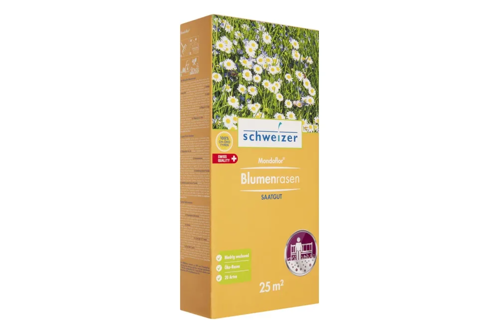 Schweizer Blumenrasen Mondoflor | 25 m²