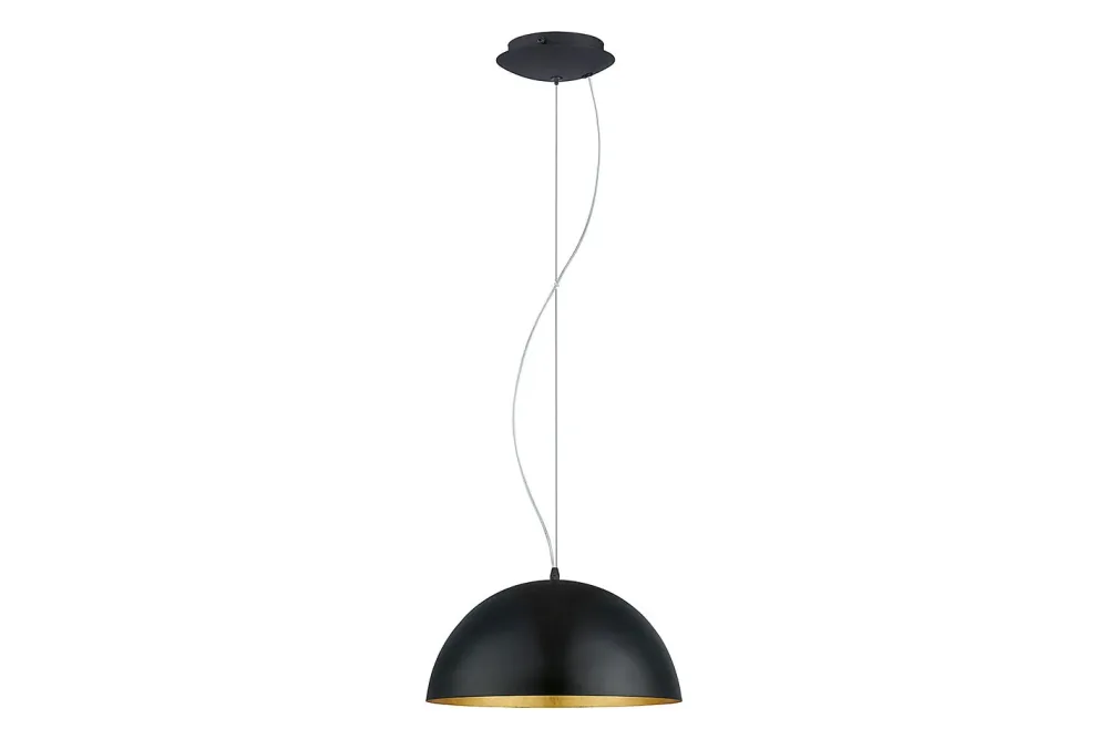 Eglo Hängeleuchte Gaetano 1 Schwarz-Gold | ⌀ 38 cm