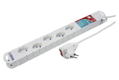 Steffen Power Strip Twist 5xT13 - Steckdosenleiste (Weiss)