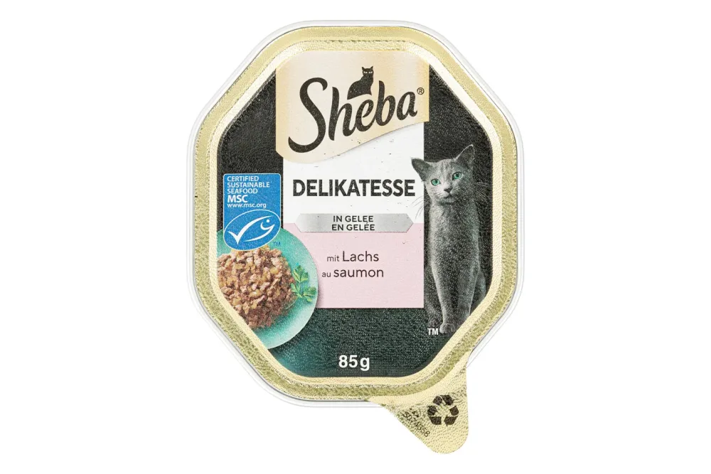 Sheba Delicatesse Katzenfutter in Gelee Lachs MSC