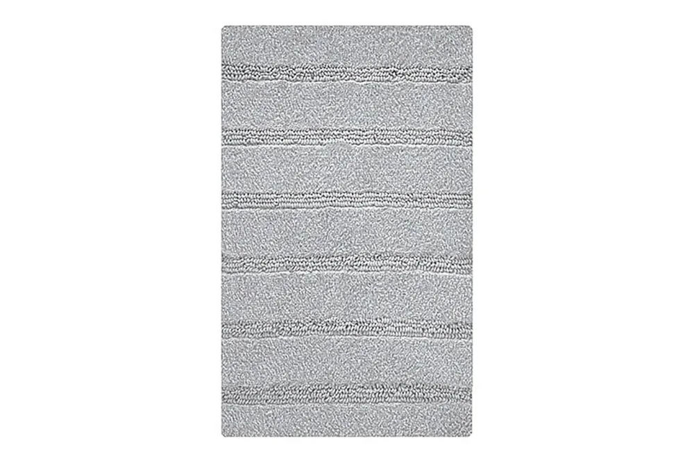 Kleine Wolke Badteppich Platin | 60 × 60 cm