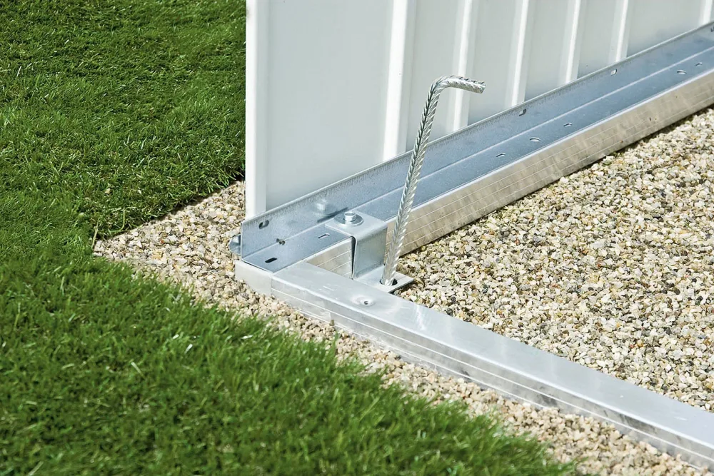 Biohort Bodenrahmen für Geräteschrank 90 Silber
