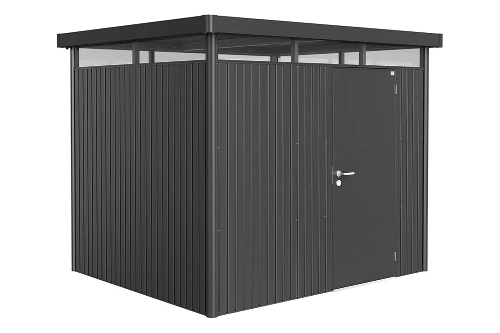 Biohort Gerätehaus HighLine Gr. H3 Standardtüre Dunkelgrau