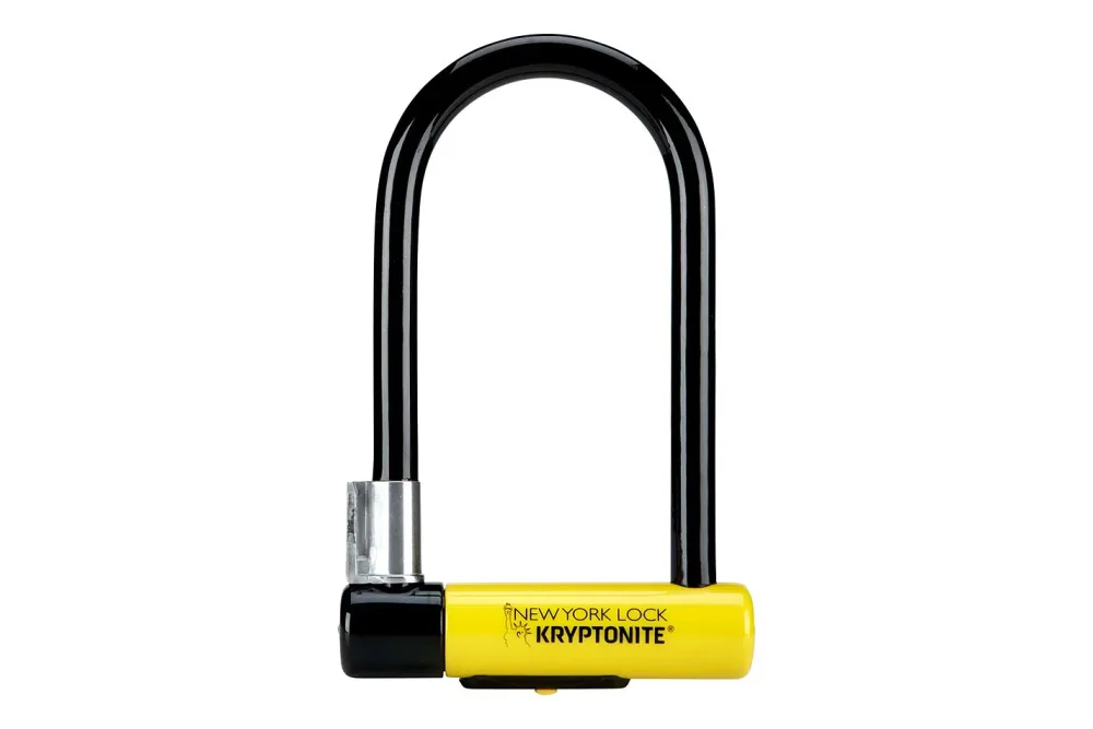 Kryptonite Bügelschloss New York STD Gelb | 20.3 × 10.2 cm