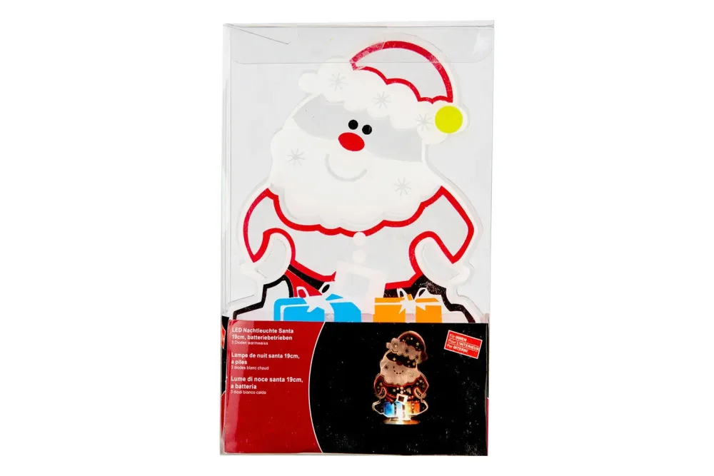Nachtleuchte Santa 19cm