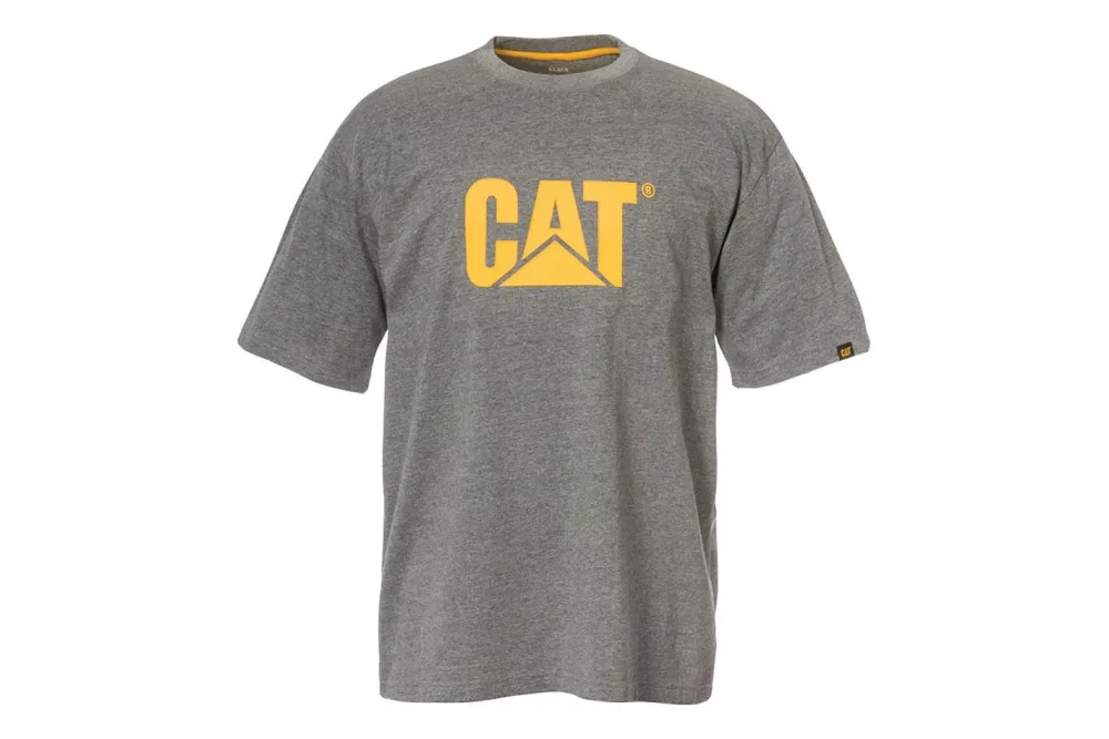 Caterpillar T-Shirt TM Logo Grau | S