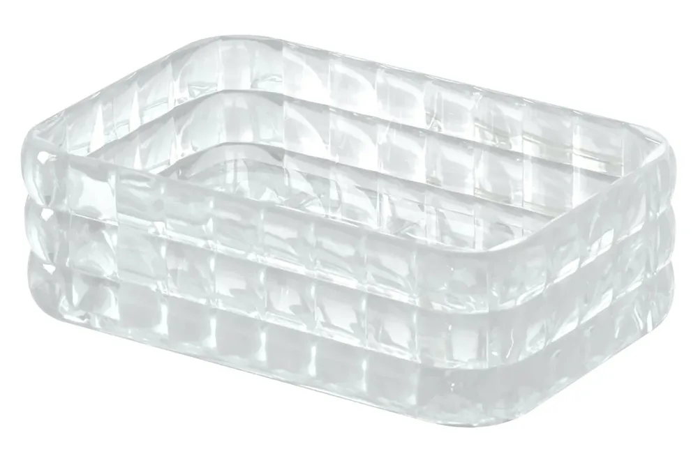 DiAqua Seifenschale Glady Transparent | 4 × 8 × 13 cm