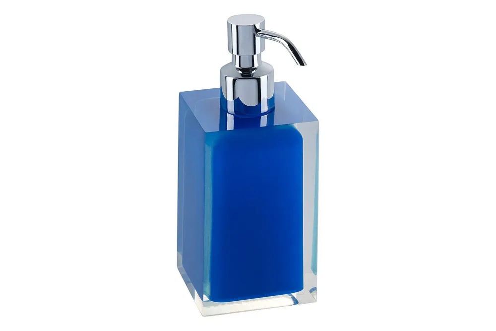 DiAqua Seifenspender Rainbow Blau | 16.2 × 7 × 7 cm