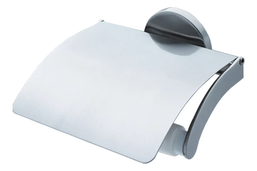 DiAqua Roma WC-Papierhalter mit Deckel Verchromt