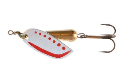 Stucki Fishing Brauen silber/rot - ohne Widerhaken - Spinner
