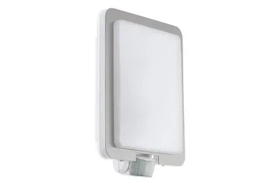 Eglo Wandleuchte Mussotto Edelstahl | 30.5 × 10 × 21 cm