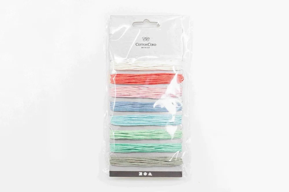 Creative Company Baumwollkordel Sortiment | 1 mm | 4 Stück