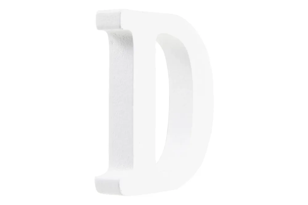 Glorex MDF-Buchstabe D | 5.5 × 0.9 cm