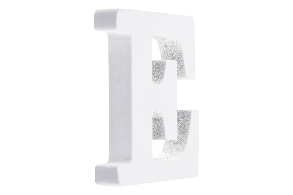 Glorex Buchstabe E aus MDF | 5.5 × 0.9 cm