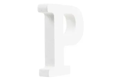 Glorex MDF-Buchstabe P | 5.5 × 0.9 cm