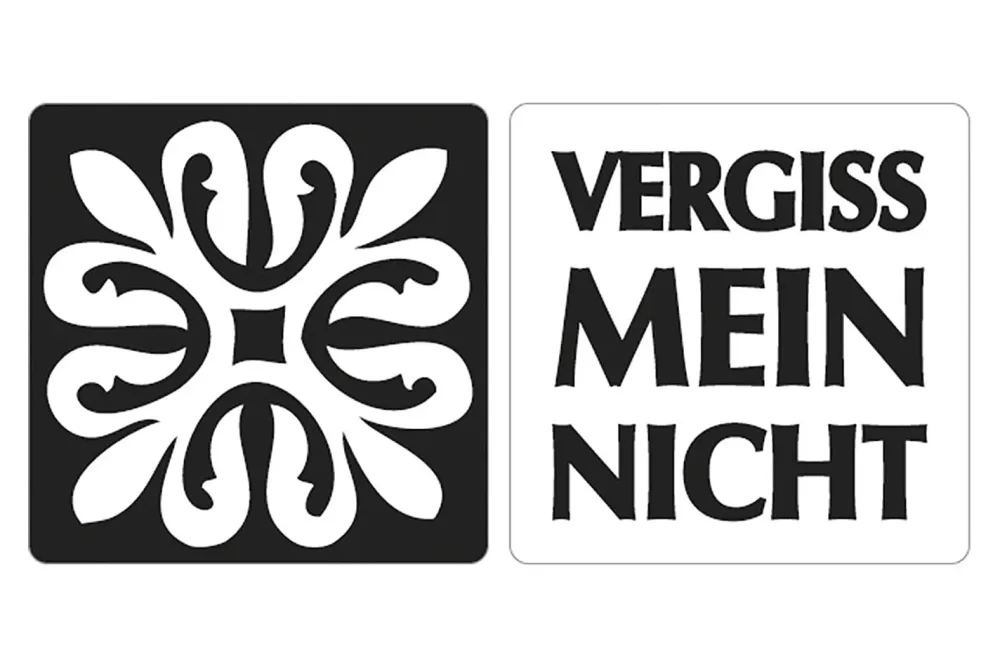 Rayher Labels Ornament Vergissmeinnicht | 2 Stück