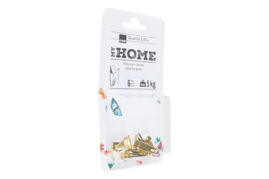 My Home Halterungen Gold | 6 Stk