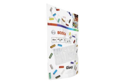 Bosch Accessories Gluey Heißklebesticks 7 mm 20 mm Transparent 70 St.