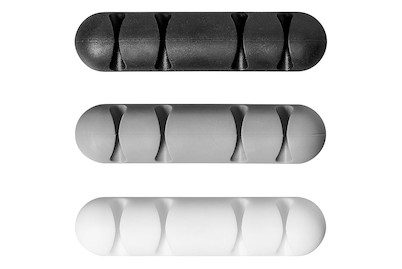 Steffen Kabelclip Multi - (Weiss, grau, schwarz)