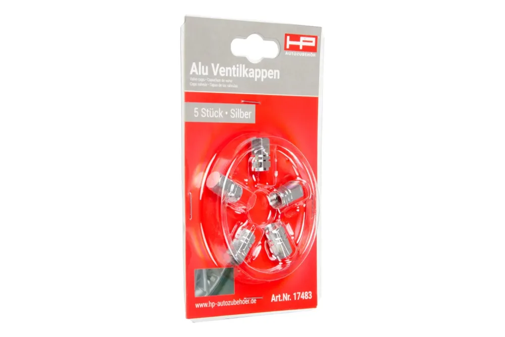 HP Ventilkappen Sujet 3 Silber | 5 Stück