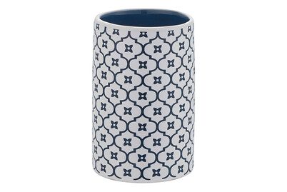 Diaqua - Mundspülbecher Grenada weiss/blau, One Size, Multicolor