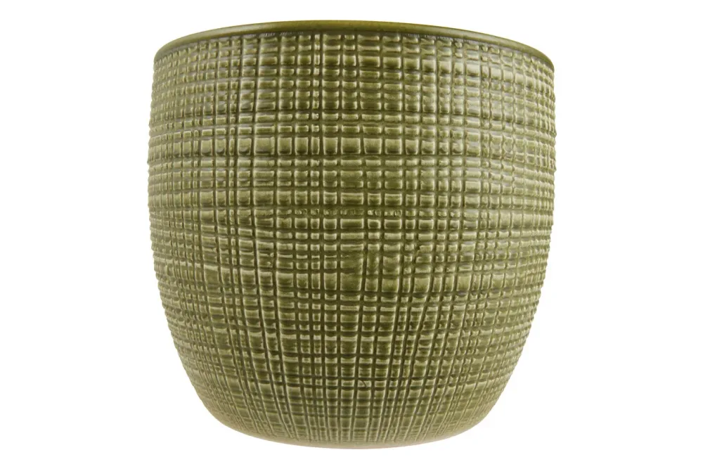 Scheurich Übertopf Corteza Grün | ⌀ 19 cm | 3.4 l