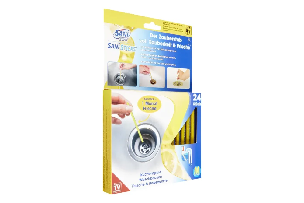 Mediashop Sani Sticks Lemon | ⌀ 0.5 × 9.5 cm | 100 g