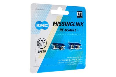 KMC 7/8R EPT Verschlussglied 7/8-fach 7,3mm silver 2019 Ketten