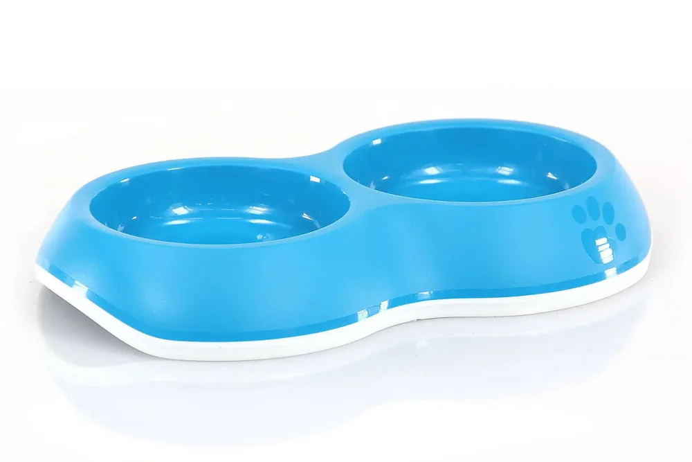 Lottchen Doppelnapf Blau