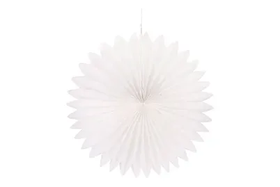 Rayher Papier-Rosette Weiss | ⌀ 40 cm