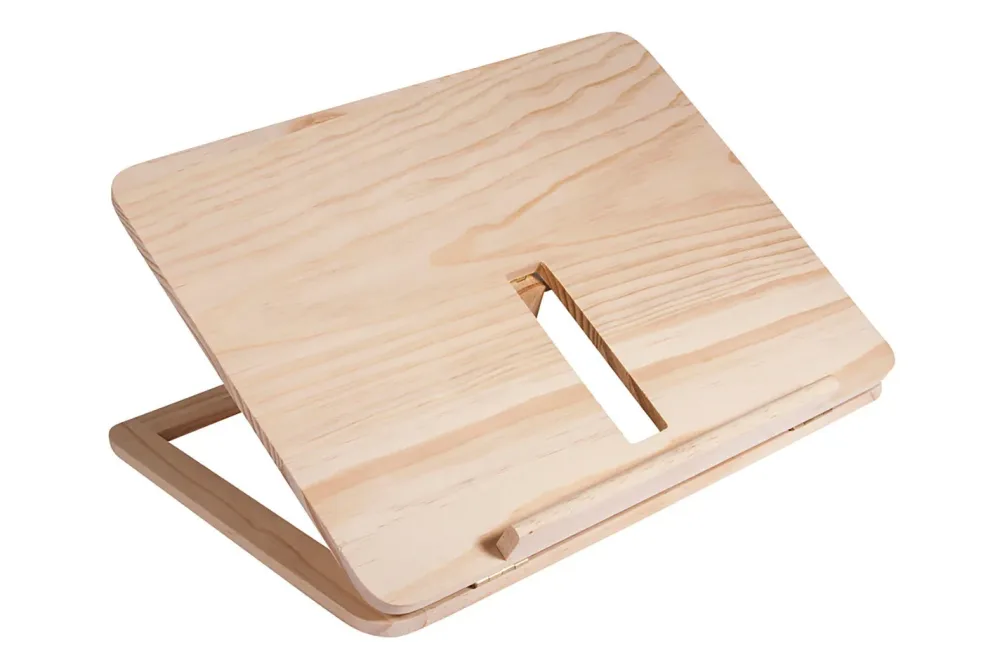 Rayher Tablet- oder Buchständer Holz FSC 100% | 28 × 21 × 3.4 cm