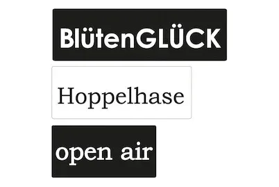 Rayher Labels Hoppelhase Blütenglück Open Air | 3 × 1.5 | 4 × 1.5 | 5 × 1.5 cm | 3 Stück