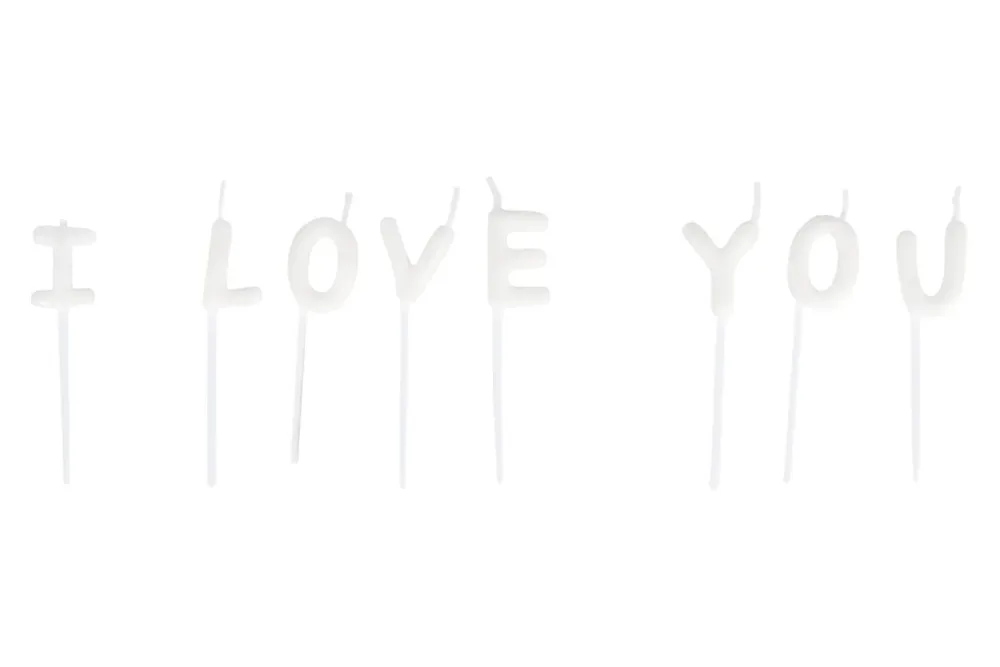 Rayher Kerzensticks I Love You | 2 × 8 cm