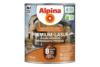 Alpina Premium-Lasur Nussbaum | 0.75 l