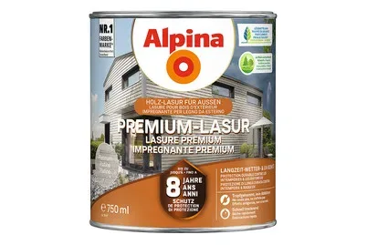 Alpina Premium-Lasur Platin | 0.75 l