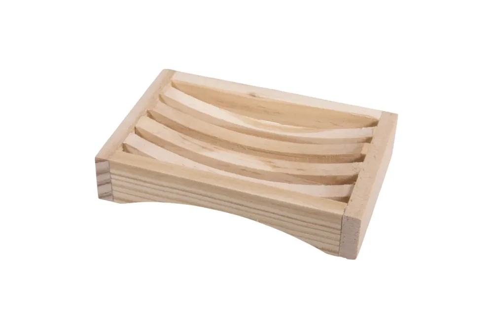 Holz-Seifenschale, FSC Mix Credit, 12,3x8x2,5cm