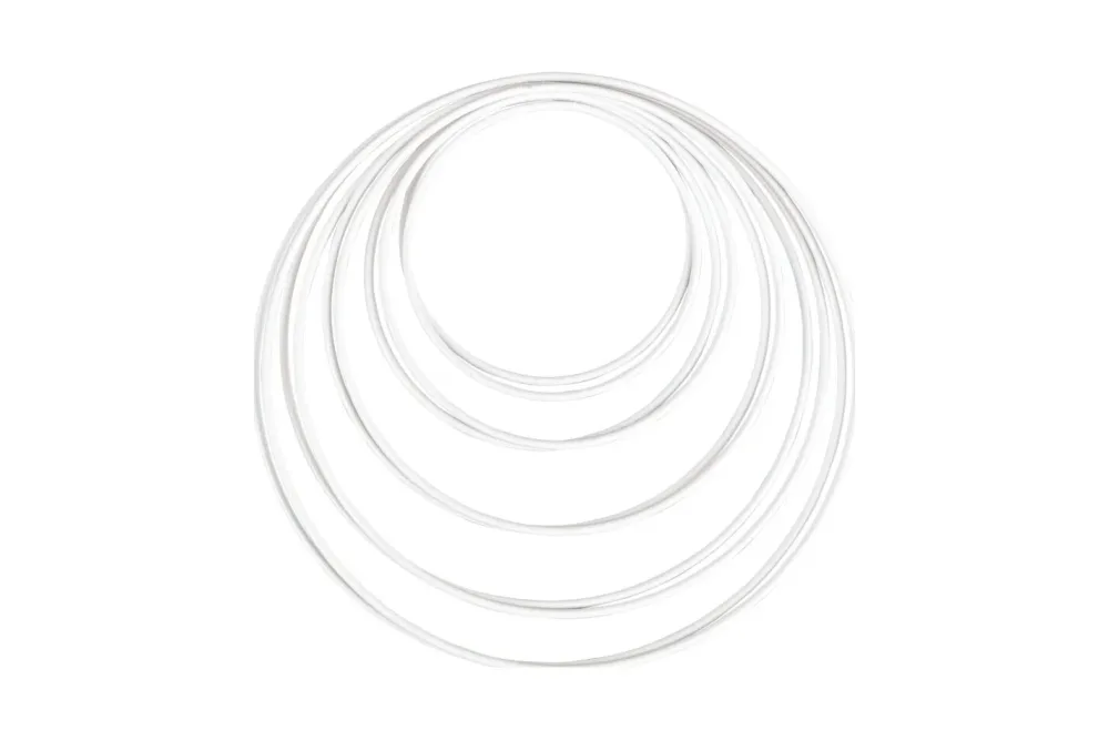 Metallringe sortiert, 2x 10cm,12cm,15cm,18cm,20cm, Box 10Stück