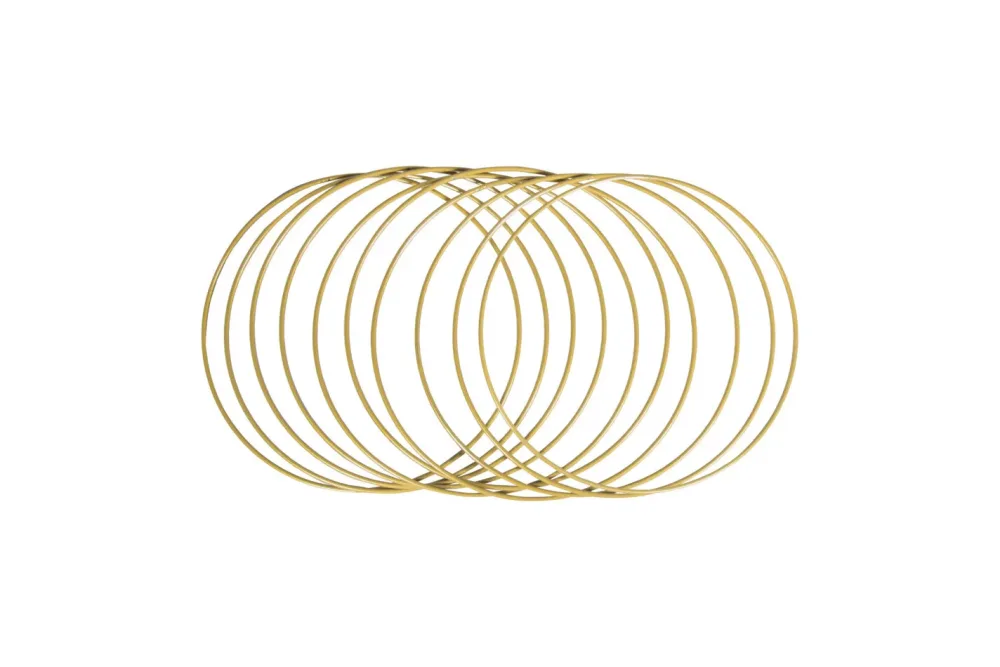 Metallringe beschichtet, 15cm ø, Box 10Stück