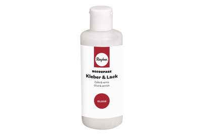 Decoupage Kleber&Lack gloss, Flasche 80ml